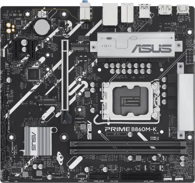 Материнская плата ASUS PRIME B860M-K — для бизнеса и офиса