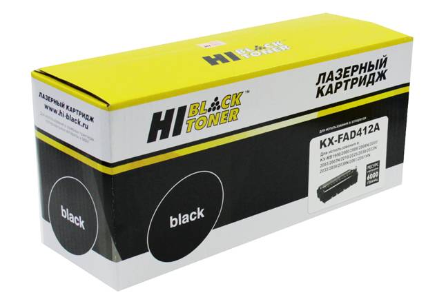 Драм-юнит Hi-Black (HB-KX-FAD412A) для Panasonic KX-MB1900/2000/2020/2030/2051/2061, 6K — для бизнеса и офиса