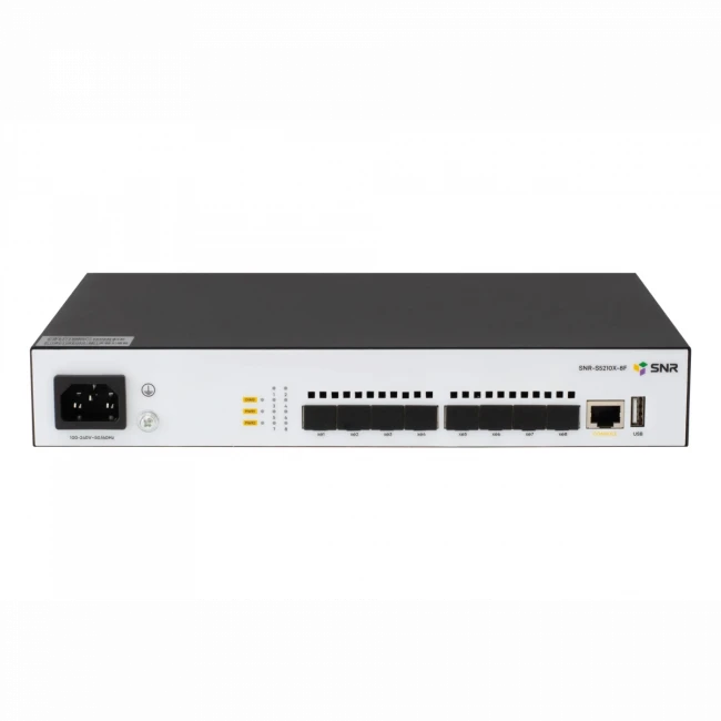 Коммутатор SNR SNR-S5210X-8F — для бизнеса и офиса
