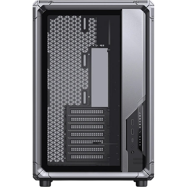 Корпус без блока питания JONSBO X400 Grey — для бизнеса и офиса Корпус без блока питания JONSBO X400 Grey — для бизнеса и офиса