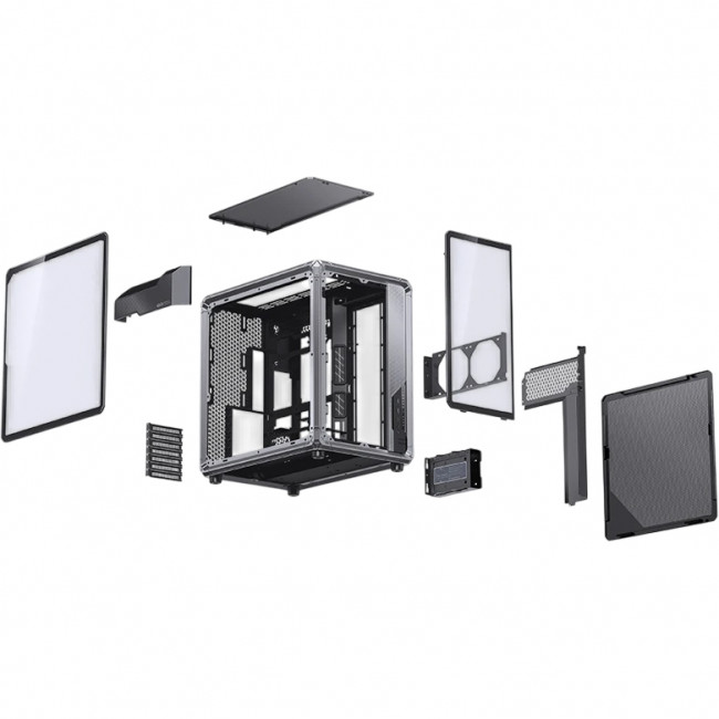 Корпус без блока питания JONSBO X400 Grey — для бизнеса и офиса Корпус без блока питания JONSBO X400 Grey — для бизнеса и офиса