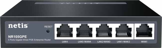 Маршрутизатор Netis NR105GPE — для бизнеса и офиса Маршрутизатор Netis NR105GPE — для бизнеса и офиса