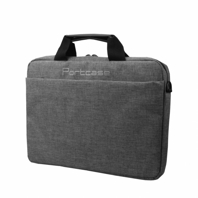 Сумка для ноутбука нейлон PORTcase KCB-164 Grey — для бизнеса и офиса