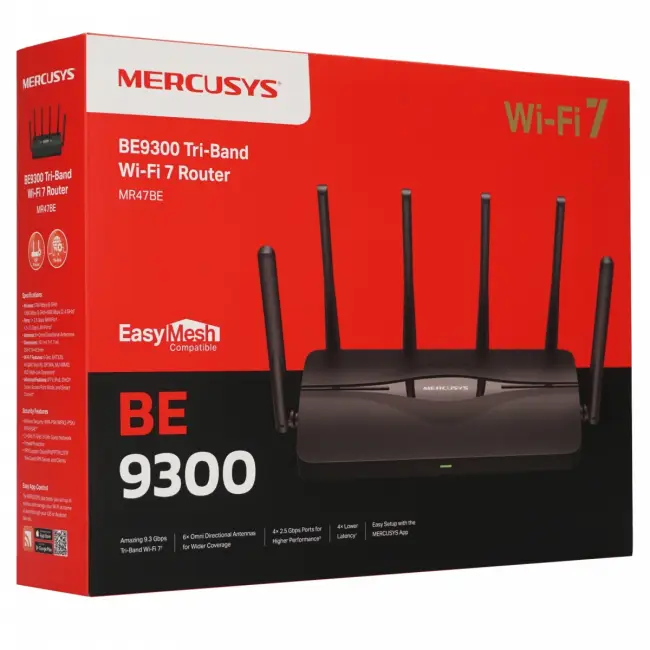 Маршрутизатор Mercusys Technologies CO MR47BE — для бизнеса и офиса