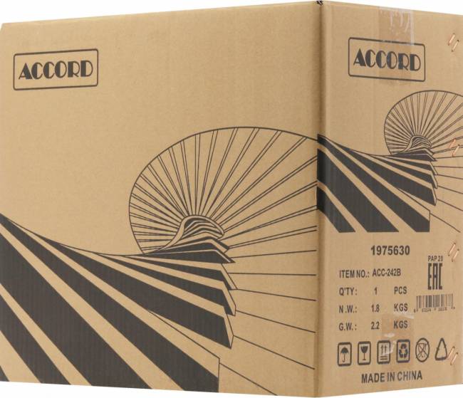 Корпус Accord ACC-242B — для бизнеса и офиса