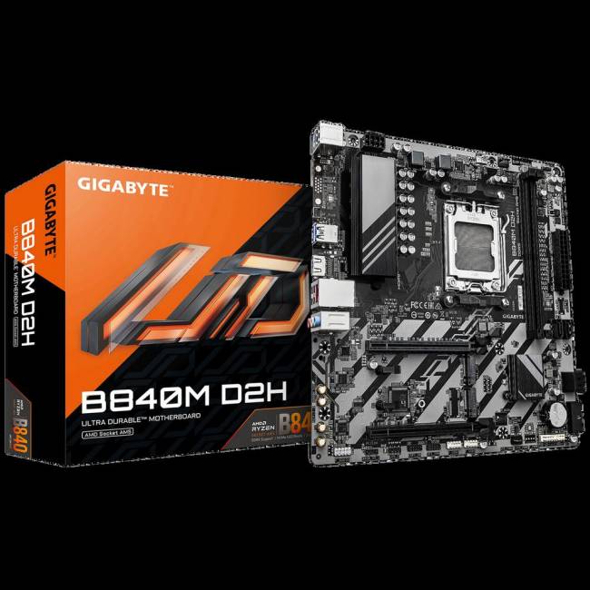 Материнская плата Gigabyte B840M D2H — для бизнеса и офиса