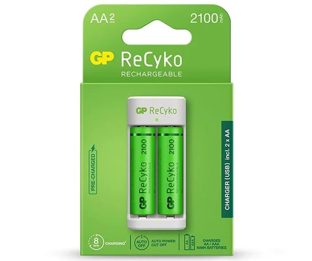 Зарядное устройство Е211 для АА и ААА GP USB Charger E211 (4891199210402)