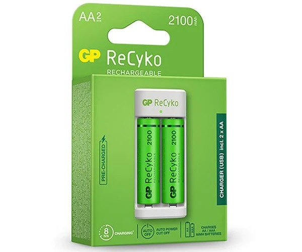 Зарядное устройство Е211 для АА и ААА GP USB Charger E211 (4891199210402)