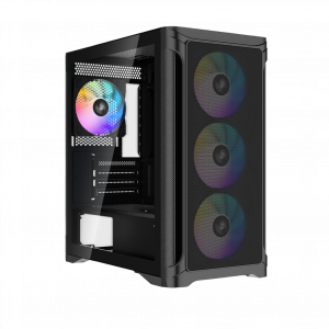 Корпус ПК без блока питания SAMA S31-BKMMA4X1-GL
