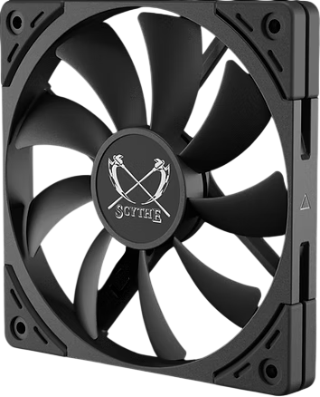 Кулер для корпуса Scythe Kaze Flex II 120 Slim Black — для бизнеса и офиса Кулер для корпуса Scythe Kaze Flex II 120 Slim Black — для бизнеса и офиса