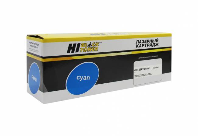 Тонер-картридж Hi-Black (HB-44973543) для OKI C301DN/C321DN/C310DN/C330DN/MC351DN, C, 1,5K — для бизнеса и офиса