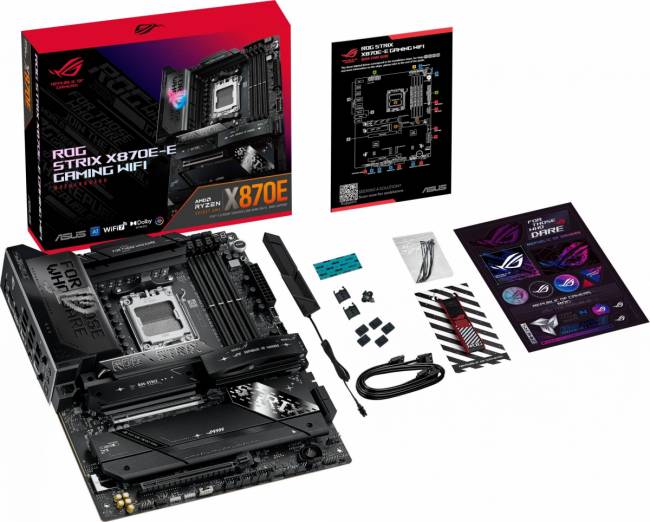 Материнская плата ASUS ROG STRIX X870E-E GAMING WIFI — для бизнеса и офиса Материнская плата ASUS ROG STRIX X870E-E GAMING WIFI — для бизнеса и офиса
