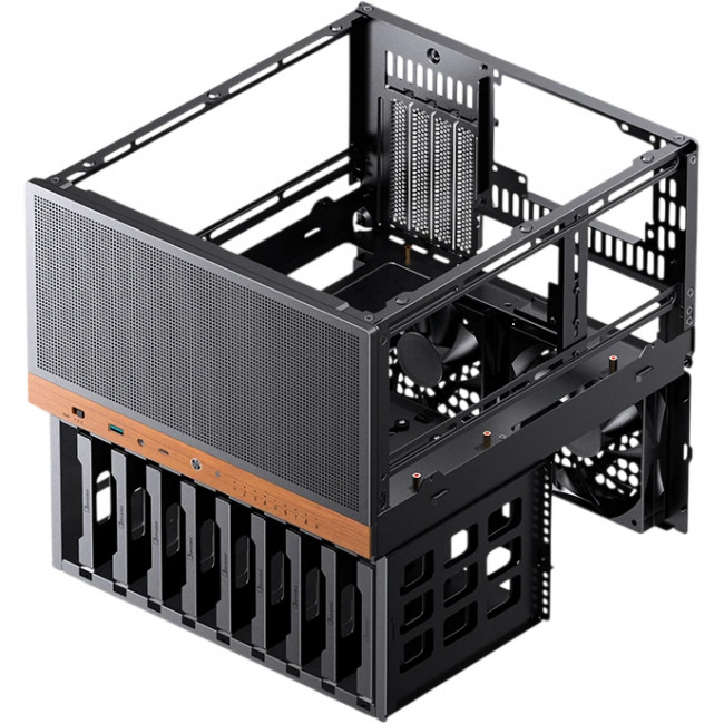 Корпус без блока питания JONSBO N6 Black — для бизнеса и офиса