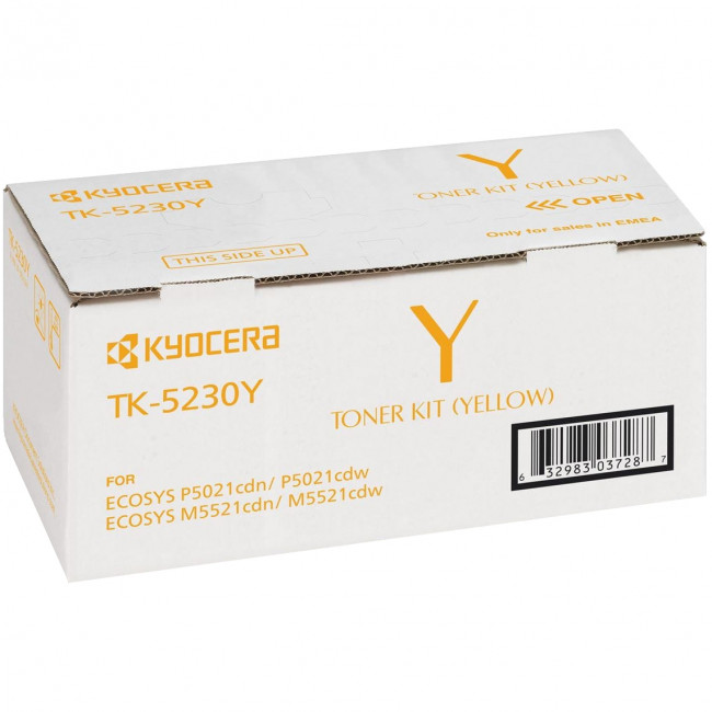 тонер-картридж Kyocera TK-5230Y Kyocera 1T02R9ANL0 тонер-картридж Kyocera TK-5230Y Kyocera 1T02R9ANL0