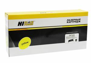 Картридж Hi-Black (HB-C9732A) для HP CLJ 5500/5550, Восстановленный, Y, 12K