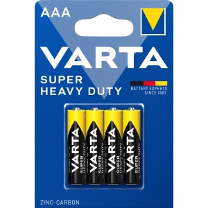 Батарейка Varta SUPERLIFE R03 AAA BL4 Heavy Duty 1.5V (2003) (4/48/240) (4 шт.) Varta SUPERLIFE R03 AAA (02003101414) Батарейка Varta SUPERLIFE R03 AAA BL4 Heavy Duty 1.5V (2003) (4/48/240) (4 шт.) Varta SUPERLIFE R03 AAA (02003101414)