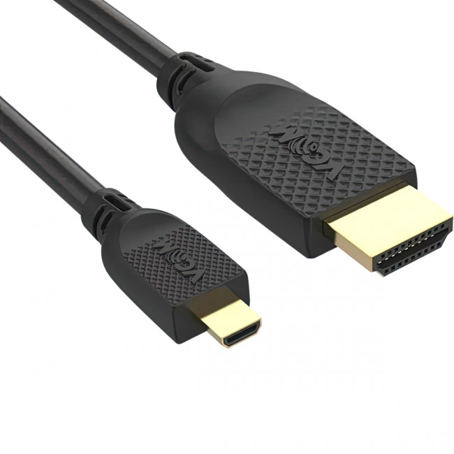 Кабель HDMI-19M --MicroHDMI-19M ver 2.0 1.8m VCOM <CG587-1.8M> VCOM CG587-1.8M — для бизнеса и офиса