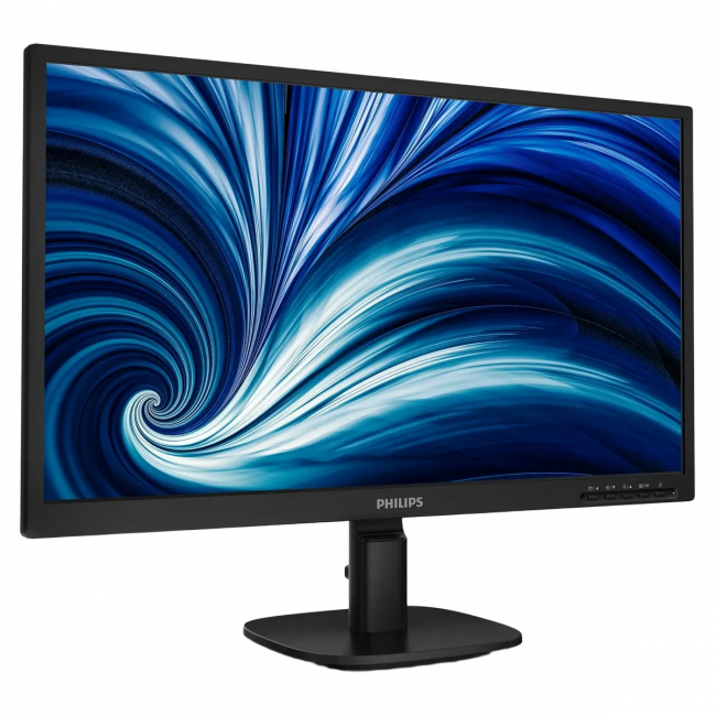 Монитор Philips 24B2N2100L 23.8'', 1920x1080, IPS, 100hz, 50M:1, 250cd, 4ms, VGA, HDMI 1.4, VESA, 3Y, Black Philips 24B2N2100L — для бизнеса и офиса