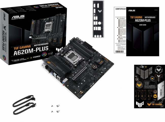 Материнская плата ASUS TUF GAMING A620M-PLUS — для бизнеса и офиса