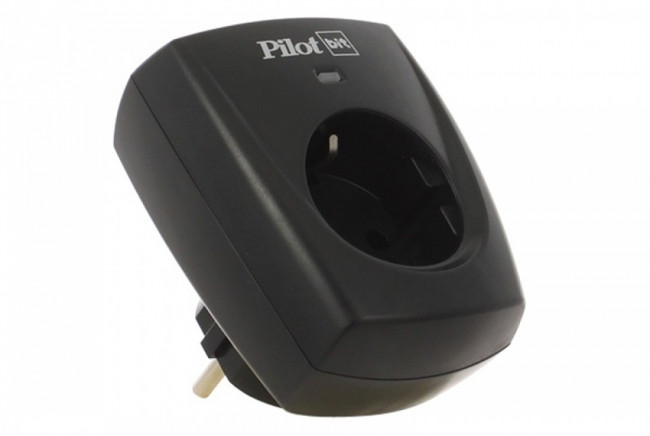 Сетевой фильтр Pilot BIT, 1 розетка, черный (16А) ZIS Pilot Bit (1 розетка)