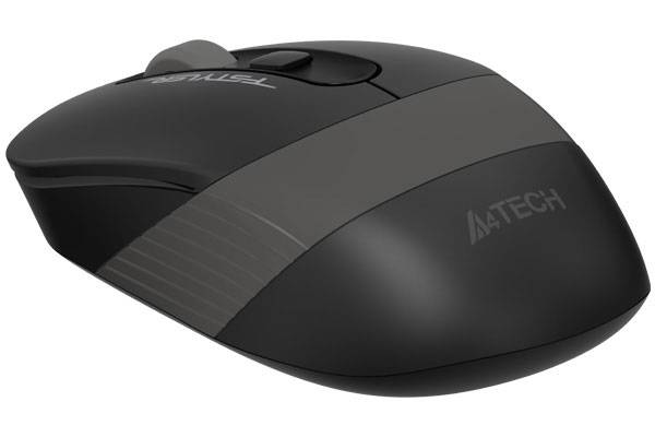 Мышь A4Tech Fstyler FG10 черный/серый оптич. 2000dpi беспров. USB 4but (FG10 GREY) A4Tech FG10 GREY — для бизнеса и офиса Мышь A4Tech Fstyler FG10 черный/серый оптич. 2000dpi беспров. USB 4but (FG10 GREY) A4Tech FG10 GREY — для бизнеса и офиса