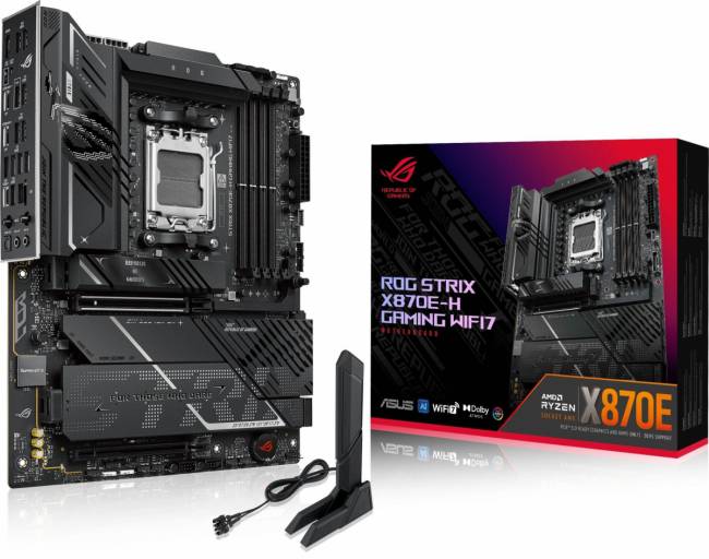 Материнская плата ASUS ROG STRIX X870E-H GAMING WIFI7 — для бизнеса и офиса