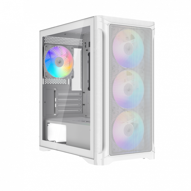 Корпус ПК без блока питания SAMA S31-WHMMA4X1-GL — для бизнеса и офиса