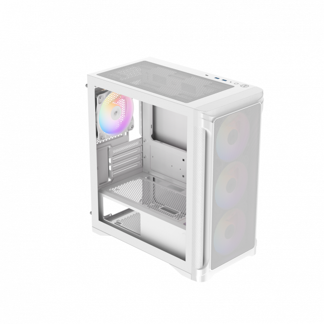 Корпус ПК без блока питания SAMA S31-WHMMA4X1-GL — для бизнеса и офиса