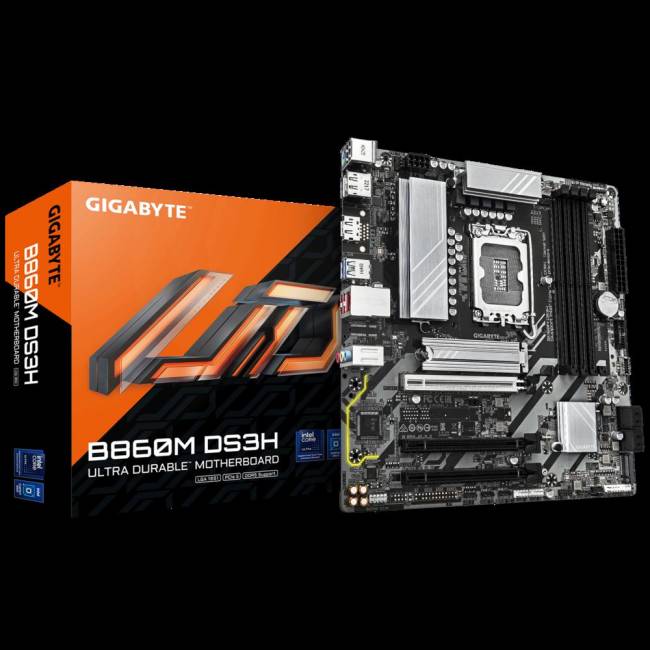 Материнская плата Gigabyte B860M DS3H — для бизнеса и офиса