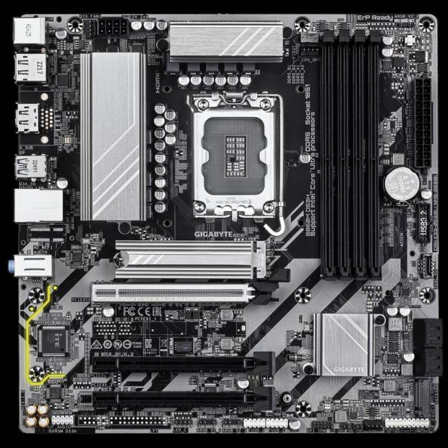 Материнская плата Gigabyte B860M DS3H — для бизнеса и офиса