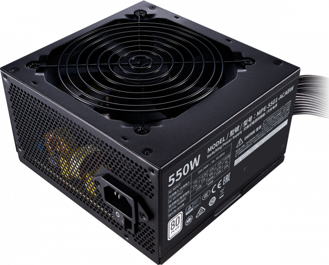 Блок питания 550 Ватт Cooler Master MWE 550 White 230V V2
