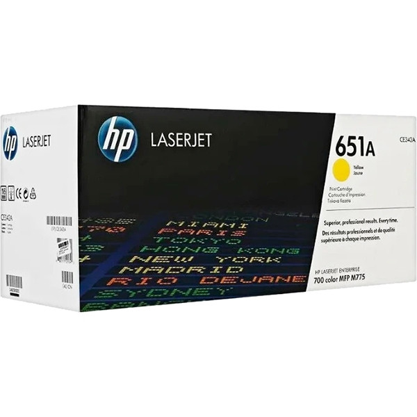 Тонер-картридж HP 651A Yellow Original LaserJet Print Cartridge (CE342A) Тонер-картридж HP 651A Yellow Original LaserJet Print Cartridge (CE342A)