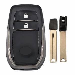 Корпус смарт ключа TOYOTA 2 кнопки + вставка TOY48 (одностор)