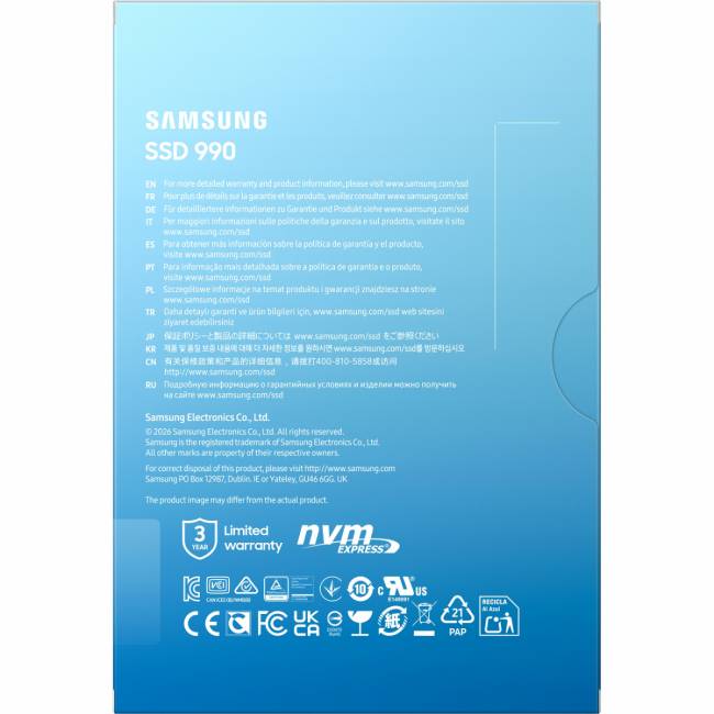Твердотельные накопители Samsung Electronics MZ-V9V1T0BW — для бизнеса и офиса Твердотельные накопители Samsung Electronics MZ-V9V1T0BW — для бизнеса и офиса