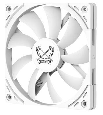 Кулер для корпуса Scythe Kaze Flex II 120 Slim White — для бизнеса и офиса Кулер для корпуса Scythe Kaze Flex II 120 Slim White — для бизнеса и офиса