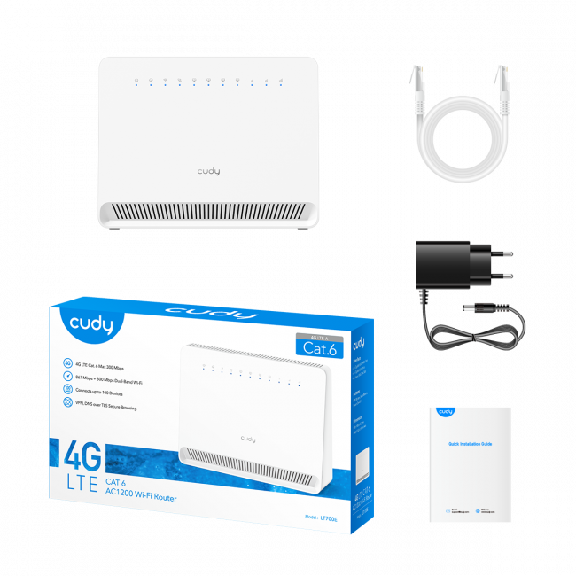 Маршрутизатор Cudy LT700E — для бизнеса и офиса