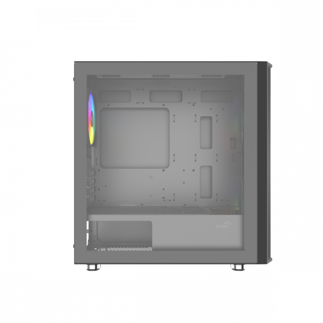 Корпус ПК без блока питания SAMA S30-BKMPA3X1-GL — для бизнеса и офиса