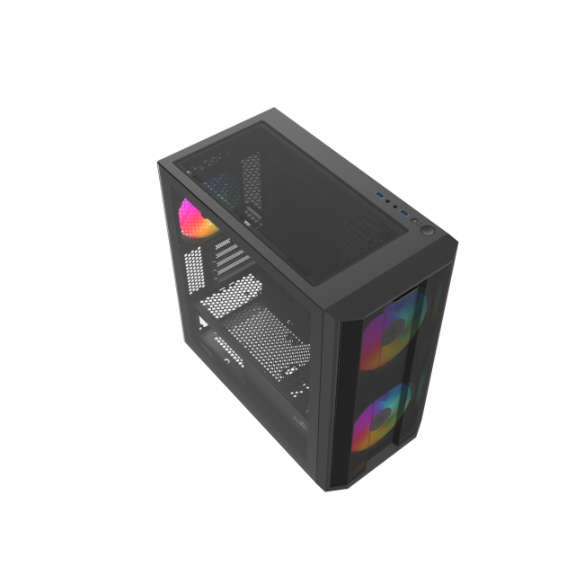 Корпус ПК без блока питания SAMA S30-BKMPA3X1-GL — для бизнеса и офиса