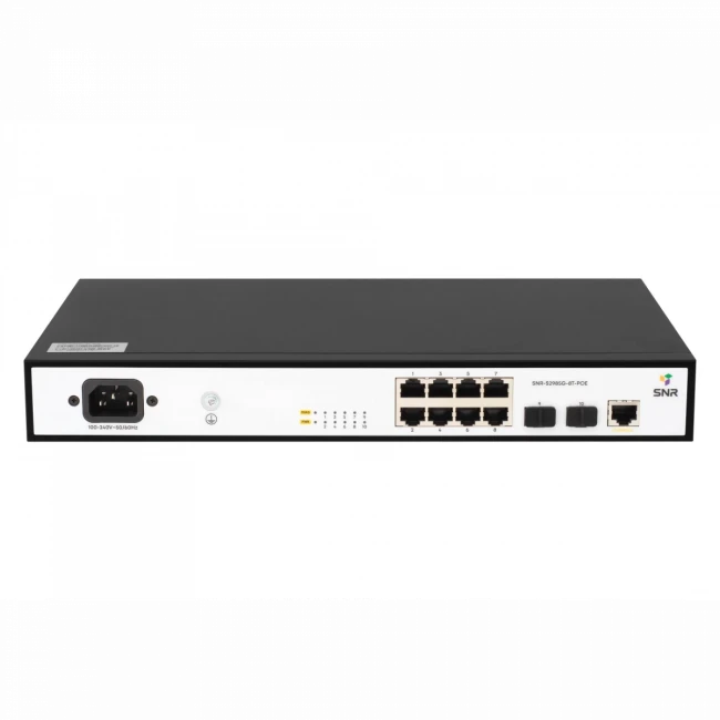 Коммутатор SNR SNR-S2985G-8T-POE — для бизнеса и офиса Коммутатор SNR SNR-S2985G-8T-POE — для бизнеса и офиса