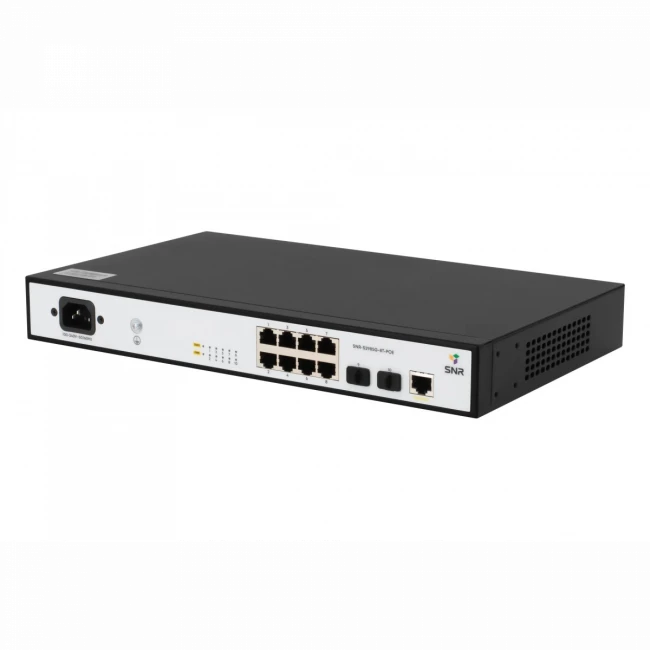 Коммутатор SNR SNR-S2985G-8T-POE — для бизнеса и офиса Коммутатор SNR SNR-S2985G-8T-POE — для бизнеса и офиса