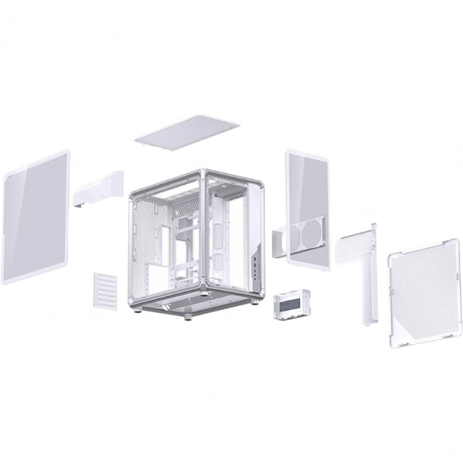 Корпус без блока питания JONSBO X400 White — для бизнеса и офиса Корпус без блока питания JONSBO X400 White — для бизнеса и офиса