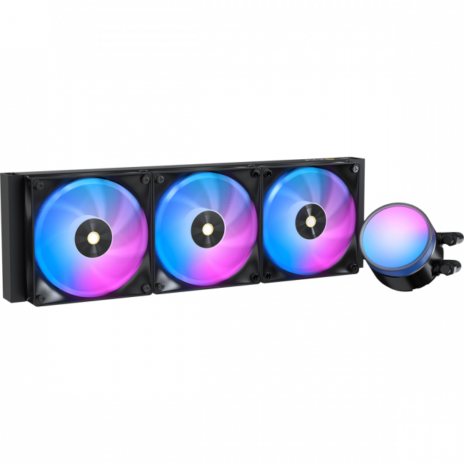 Система жидкостного охлаждения Ocypus Delta-L36-BK3AAWNN02X-GL Black — для бизнеса и офиса Система жидкостного охлаждения Ocypus Delta-L36-BK3AAWNN02X-GL Black — для бизнеса и офиса