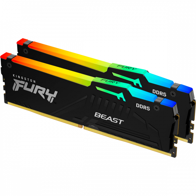 Память оперативная Kingston FURY Beast KF560C30BBEAK2-64 — для бизнеса и офиса Память оперативная Kingston FURY Beast KF560C30BBEAK2-64 — для бизнеса и офиса