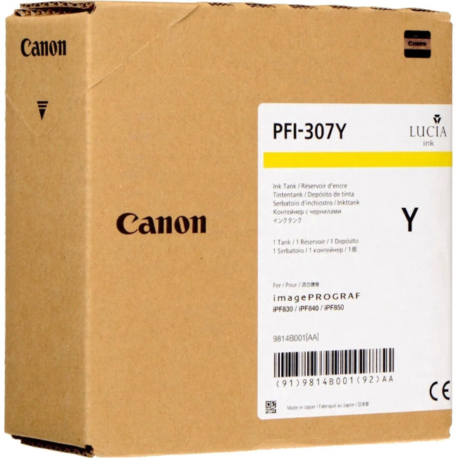 Картридж Canon PFI-307 (9814B001) — для бизнеса и офиса