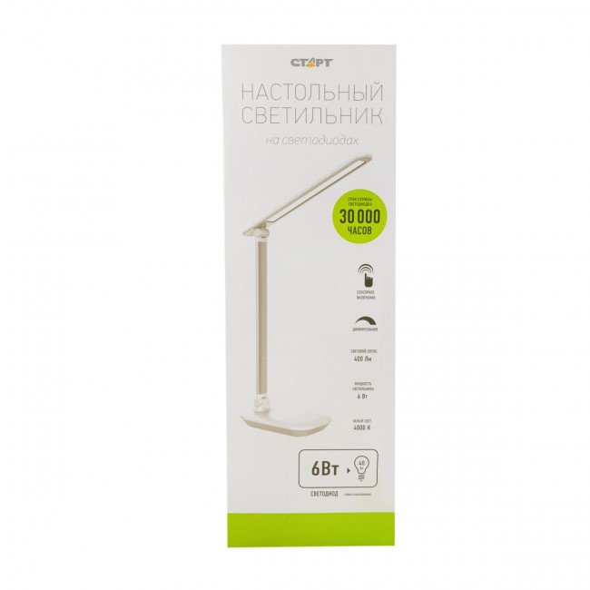 Светильник настольный светодиодный СТАРТ  CT111 белый Светильник настольный светодиодный СТАРТ CT111 белый