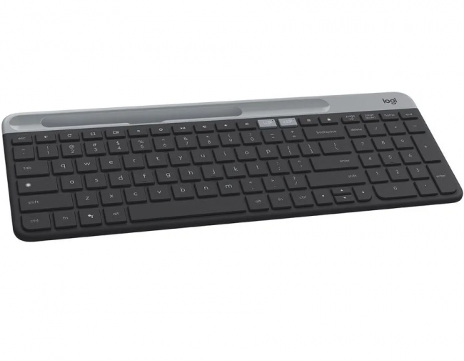 Клавиатура Logitech Keyboard Slim K580 Bluetooth Multi-Device GRAPHITE — для бизнеса и офиса Клавиатура Logitech Keyboard Slim K580 Bluetooth Multi-Device GRAPHITE — для бизнеса и офиса