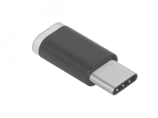 Greenconnect Переходник USB Type C на micro USB 2.0, M/F, Greenconnect, черный, GCR-UC3U2MF-BK Greenconnect USB Type C на micro USB 2.0, M/F черный