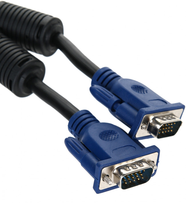 Кабель монитор-SVGA card (15M-15M) 5м 2 фильтра Aopen/Qust <ACG341AD-5M> AOpen VGA (m) - VGA (m) 5м Кабель монитор-SVGA card (15M-15M) 5м 2 фильтра Aopen/Qust <ACG341AD-5M> AOpen VGA (m) - VGA (m) 5м