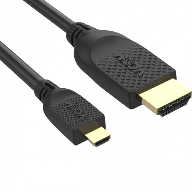 Кабель HDMI-19M --MicroHDMI-19M ver 2.0 1m VCOM <CG587-1M> VCOM CG587-1M