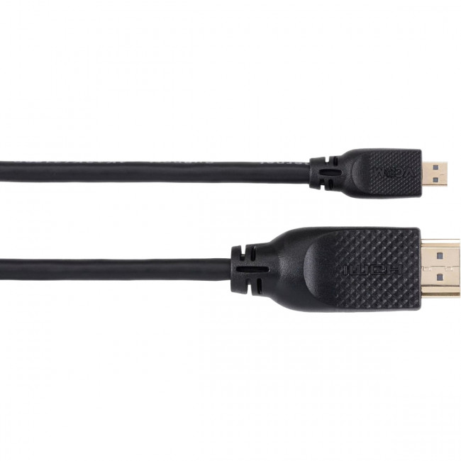 Кабель HDMI-19M --MicroHDMI-19M ver 2.0 1m VCOM <CG587-1M> VCOM CG587-1M